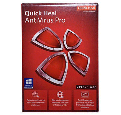 quick heal anti virus pro 2 user version 2016 for 1 year